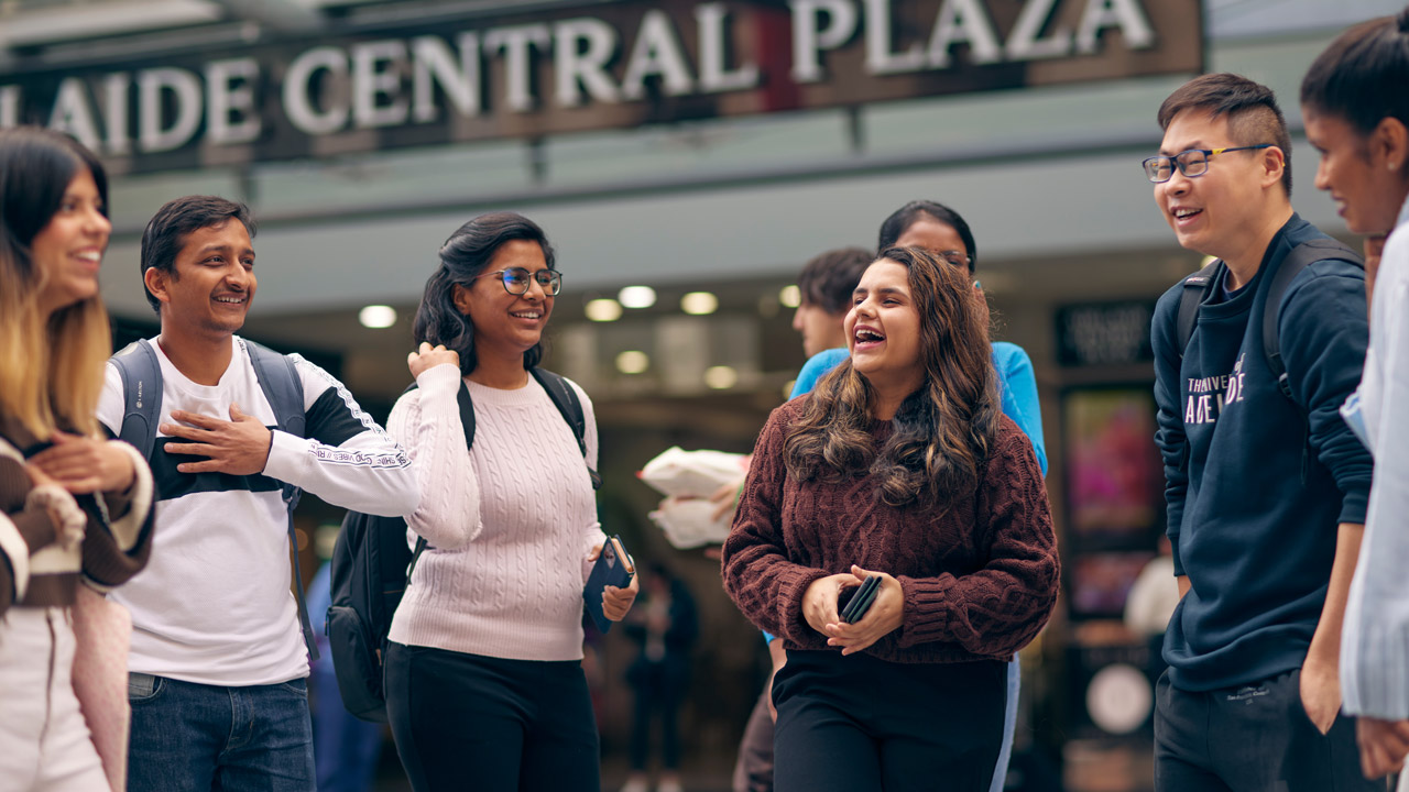 Students at The University of Adelaide