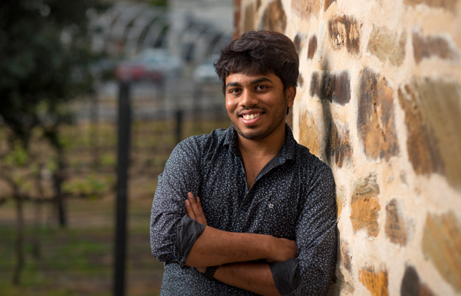 International student Arun from India